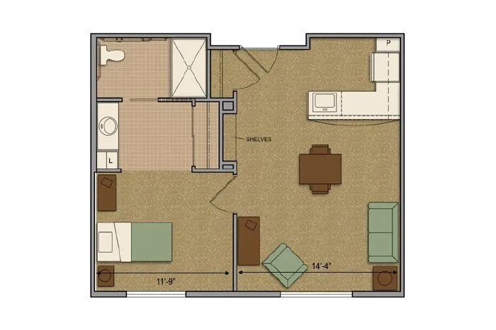 Dimensions are approximate. Floor plans may vary.