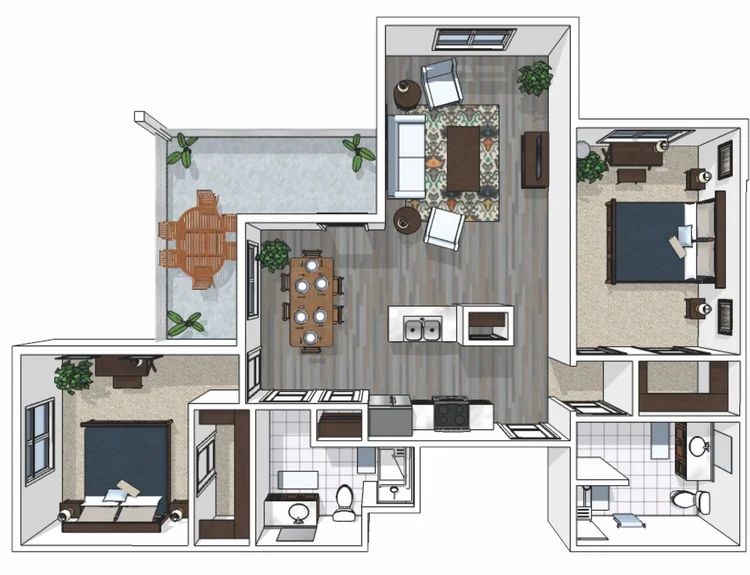 Dimensions are approximate. Floor plans may vary.