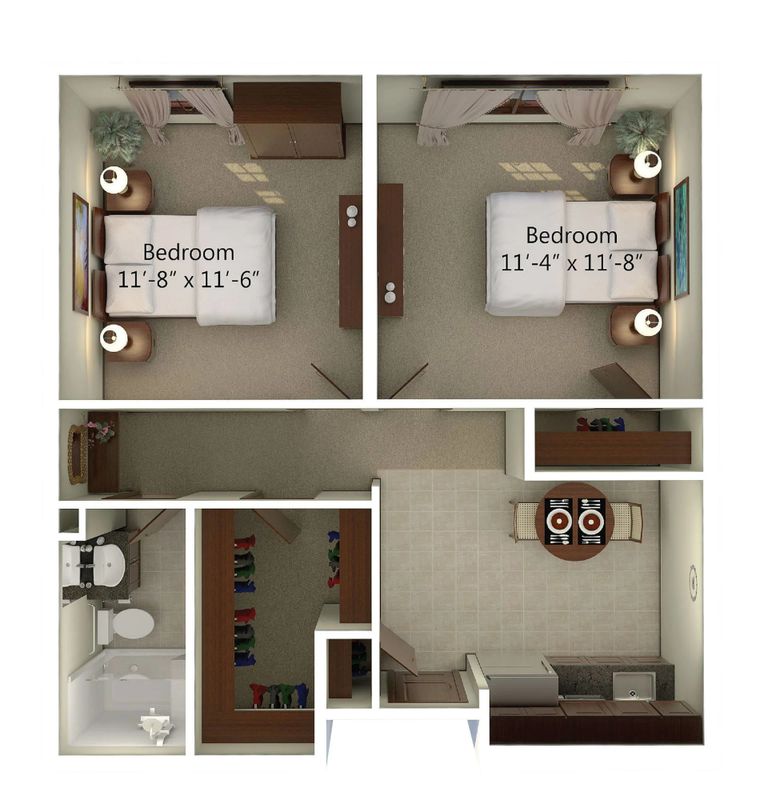 Dimensions are approximate. Floor plans may vary.