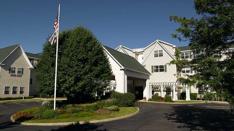 Front side of the house