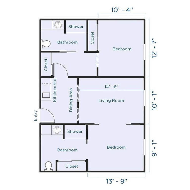 Dimensions are approximate. Floor plans may vary.