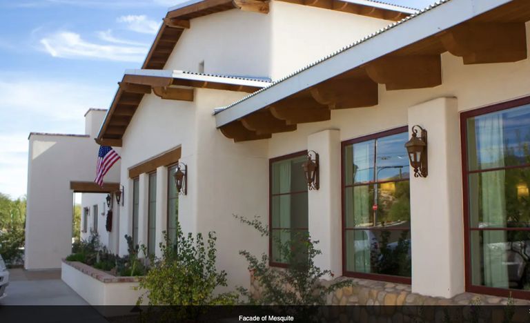 Interior view of The Hacienda At The River, a luxurious senior living community villa.
